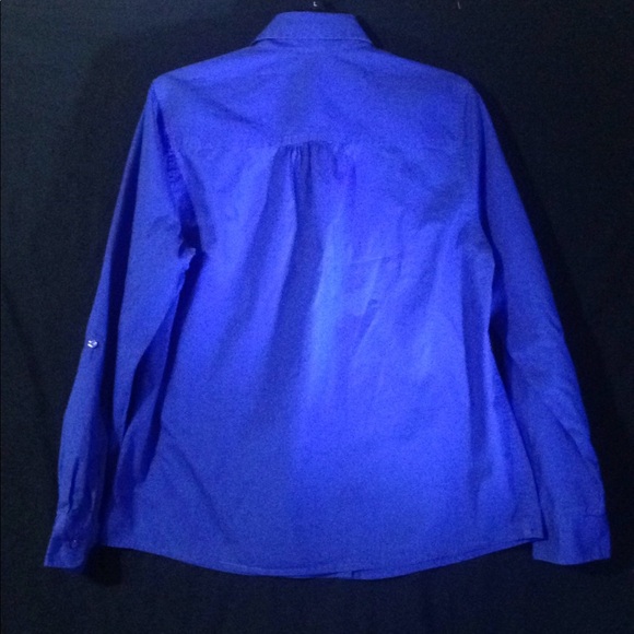 Faded Glory Girl's Button Down Long Sleeve Shirt - Picture 2 of 4